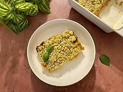 Crumble de tomates au chèvre
