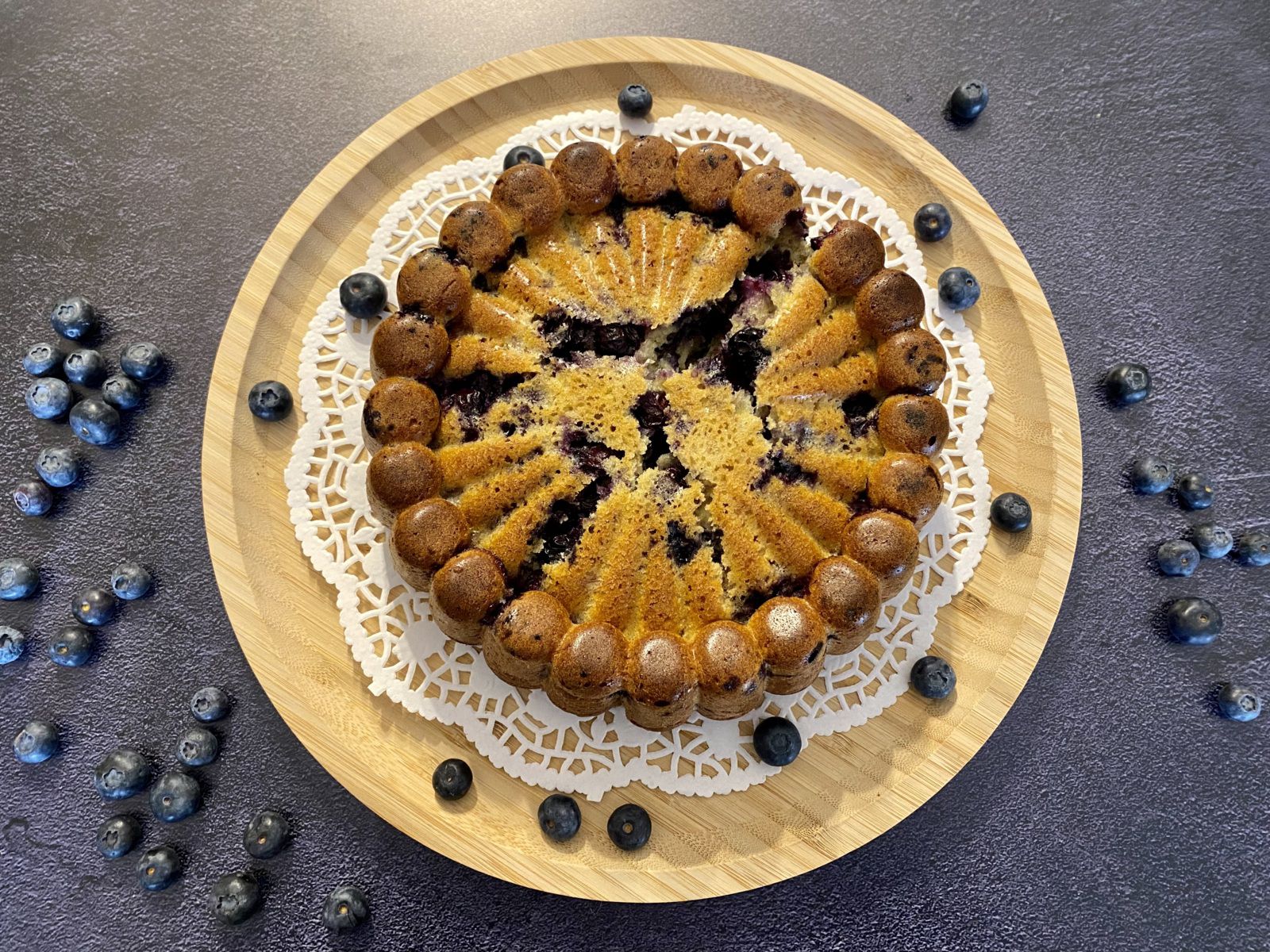 Banana bread aux myrtilles