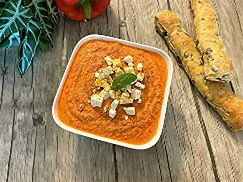 Tartinade de poivrons à la feta