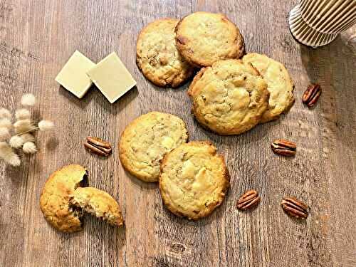 Cookies au chocolat blanc et aux noix de pécan