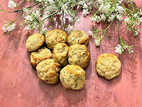 Cookies au chocolat blanc et huile d’olive