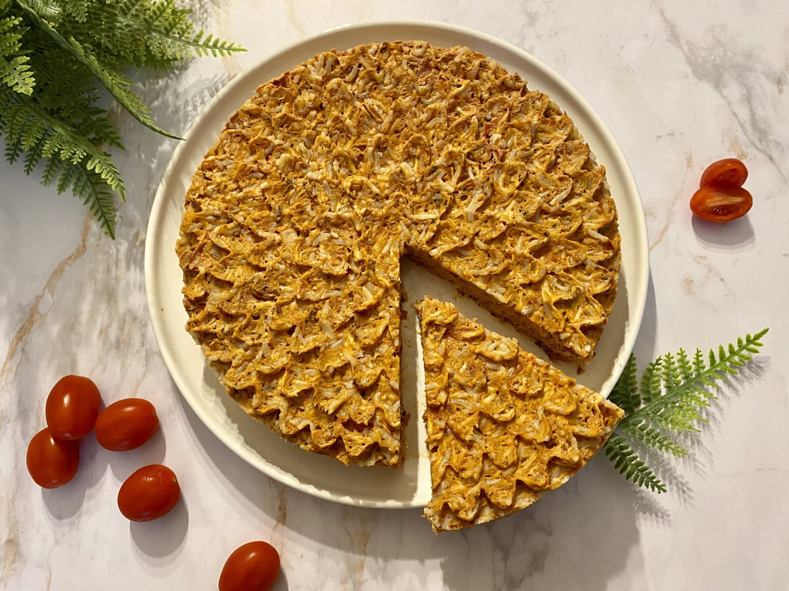 Gratin de riz au thon et à la tomate