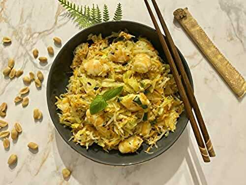 Salade thaïe aux crevettes