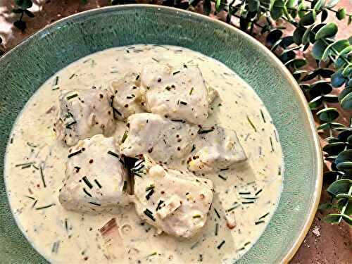 Blanquette de poisson aux herbes