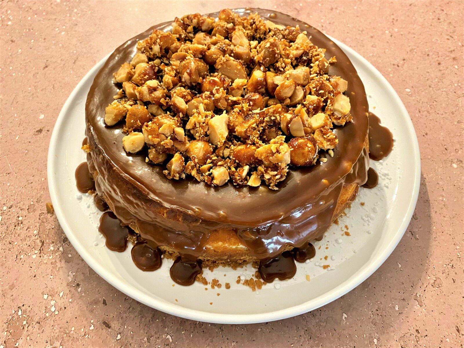 Cheesecake caramel et macadamia de Yotam Ottolenghi
