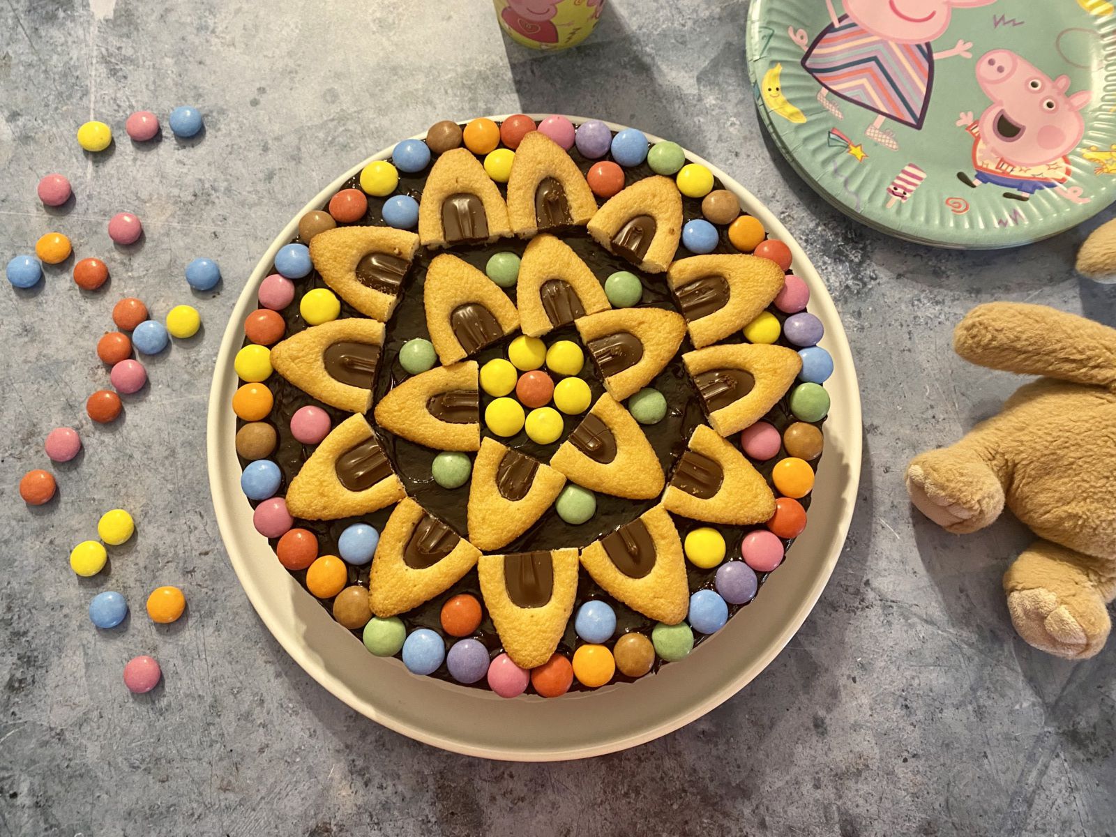Gâteau d’anniversaire fleur