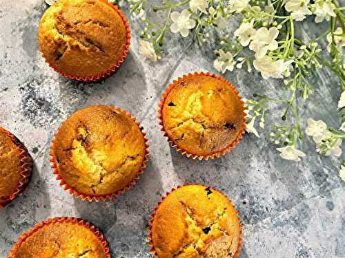 Muffins aux pépites de chocolat de Cyril Lignac