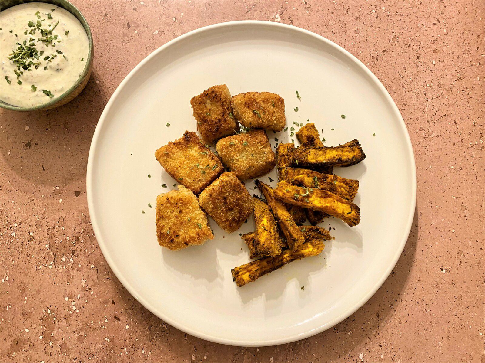 Nuggets de poisson à la noix de coco