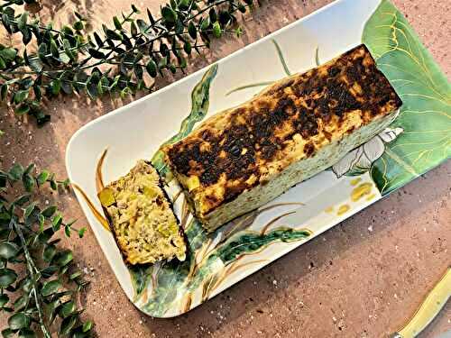 Terrine de thon, poireaux et moutarde à l’ancienne