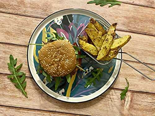 Burger de bœuf, butternut et fourme d’Ambert