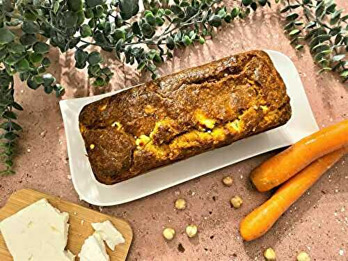 Carrot cake à la feta, noisette et huile d’olive