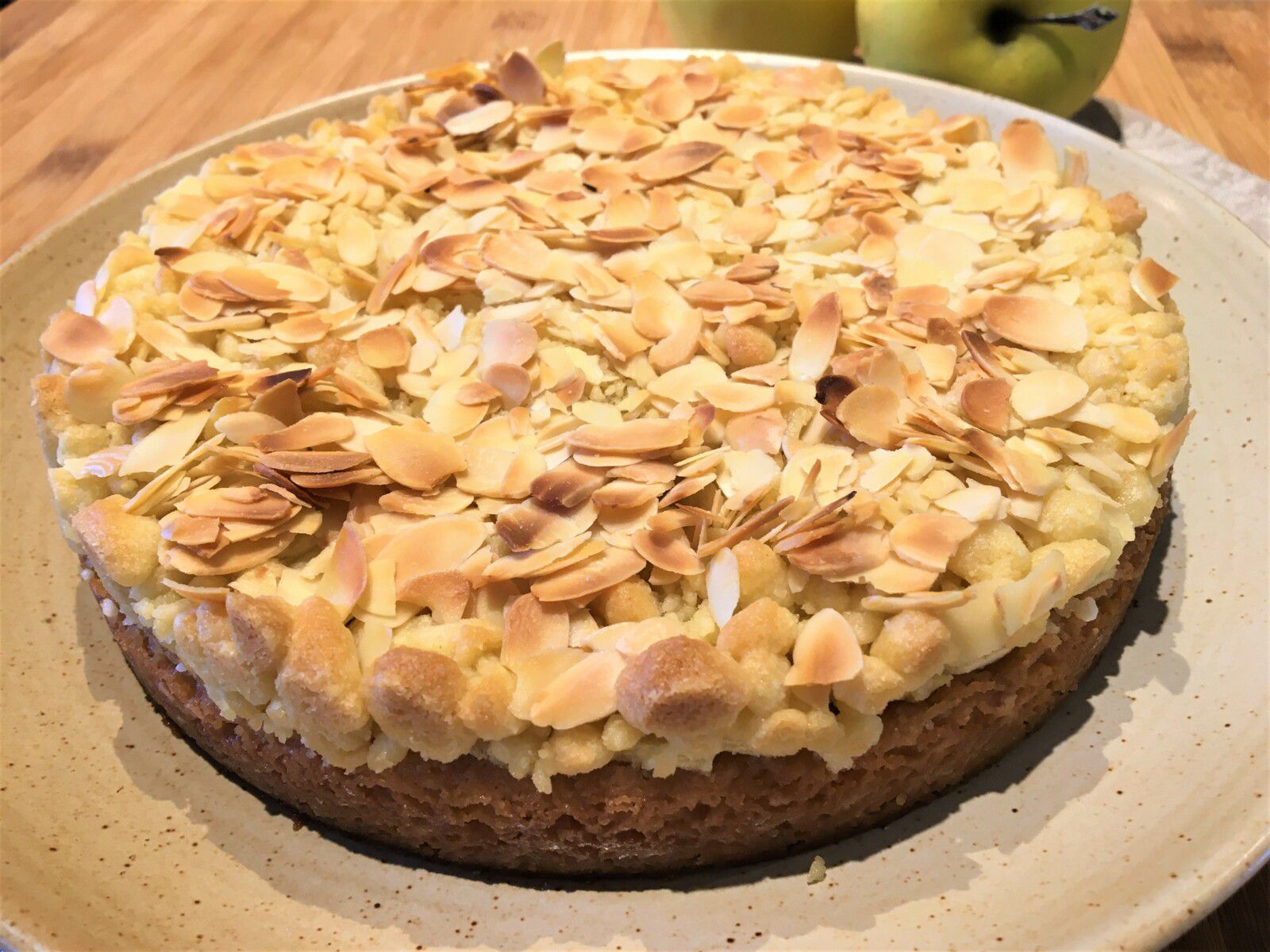 Gâteau-crumble pomme amande