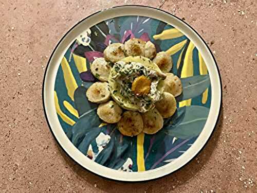 Boudins blancs aux girolles