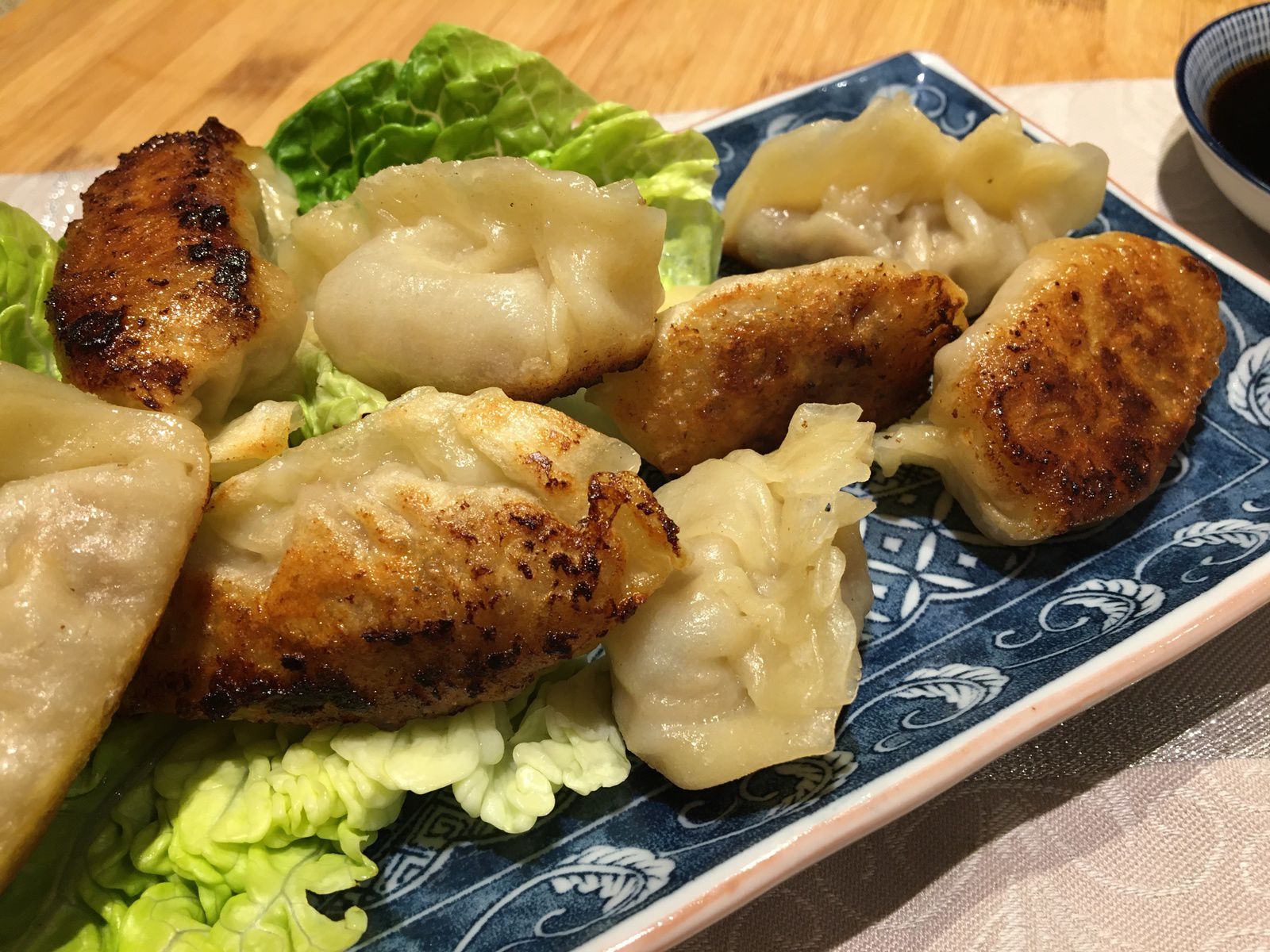 Gyoza au porc et au gingembre