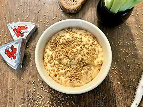 Dip de vache qui rit au paprika et graines de sésame