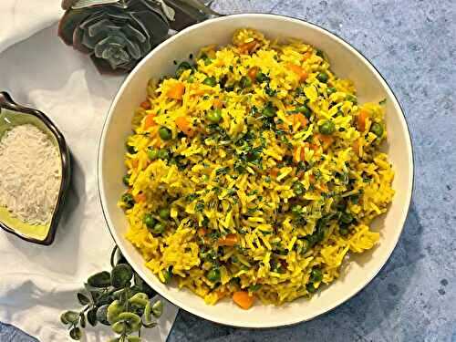 Riz au curry et petits légumes