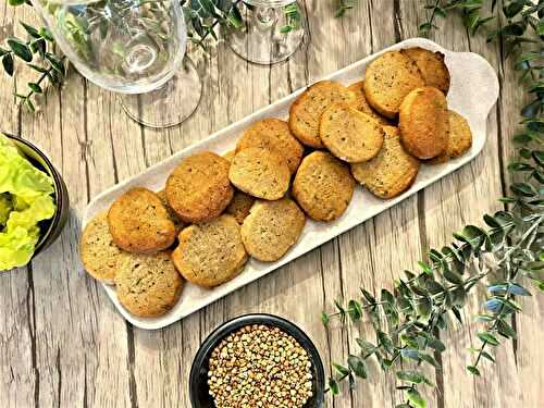 Sablés apéritifs au sarrasin