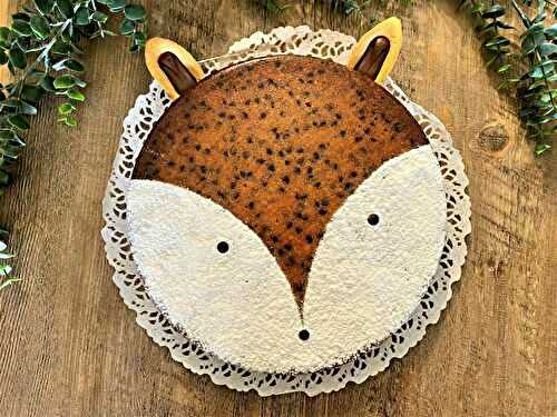 Gâteau Renard facile pour enfant