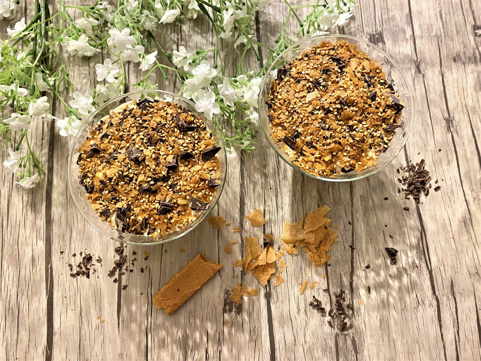 Mousse croustillante chocolat noisette de Cyril Lignac