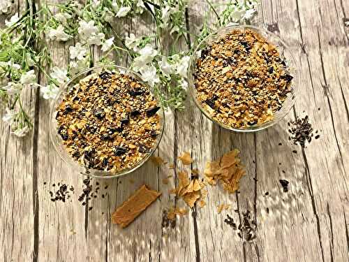 Mousse croustillante chocolat noisette de Cyril Lignac