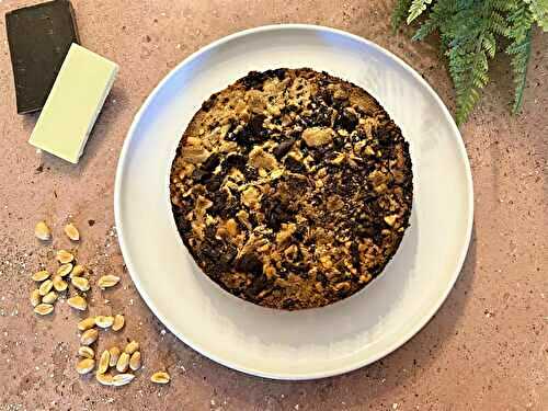 Blondie aux deux chocolats