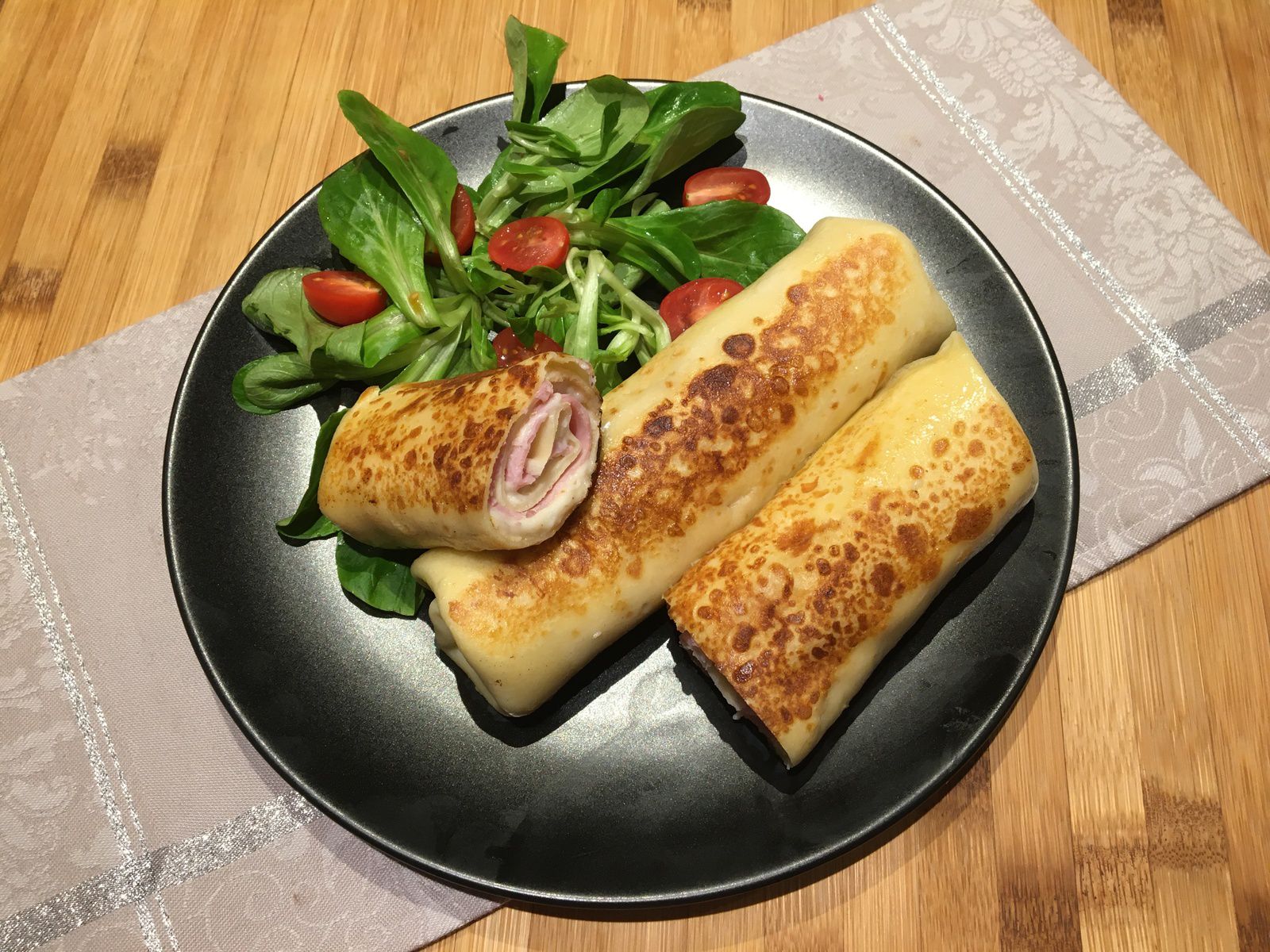 Crêpes au jambon de Cyril Lignac