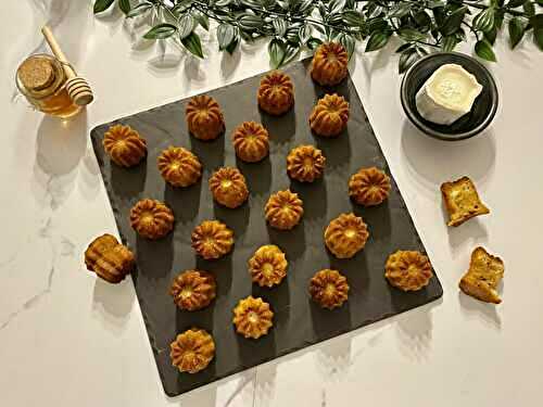 Mini cannelés au chèvre et au miel
