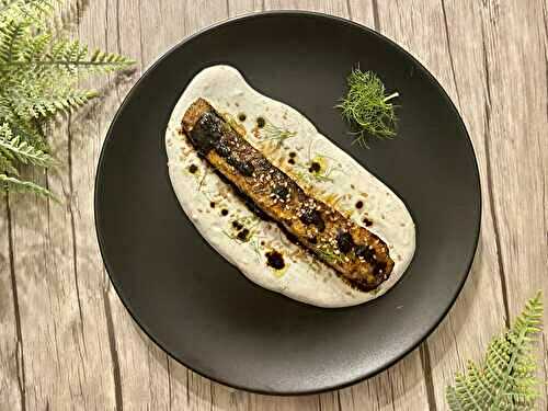 Saumon mariné et sauce à l’aneth