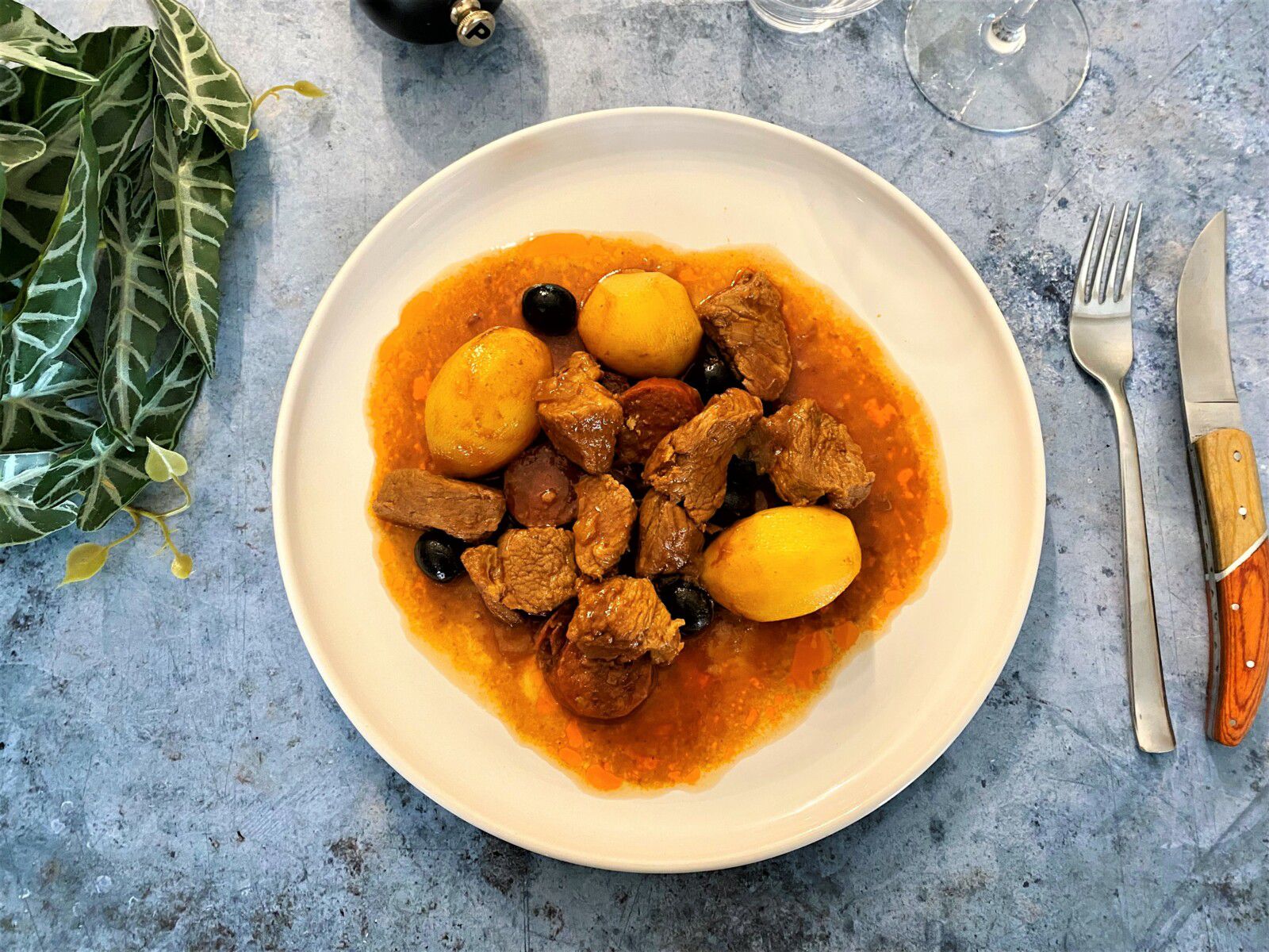 Sauté de veau à la lisboète