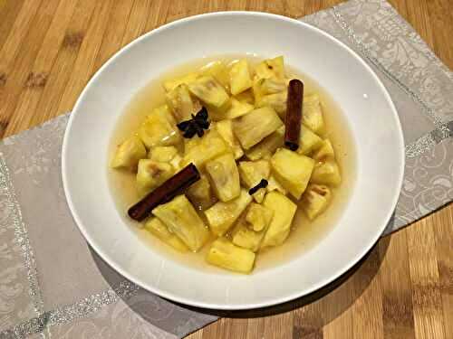 Ananas au sirop d’épices