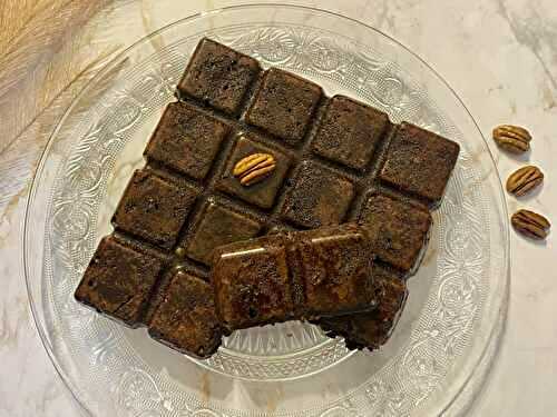 Brownie aux noix de pécan caramélisées de Cyril Lignac