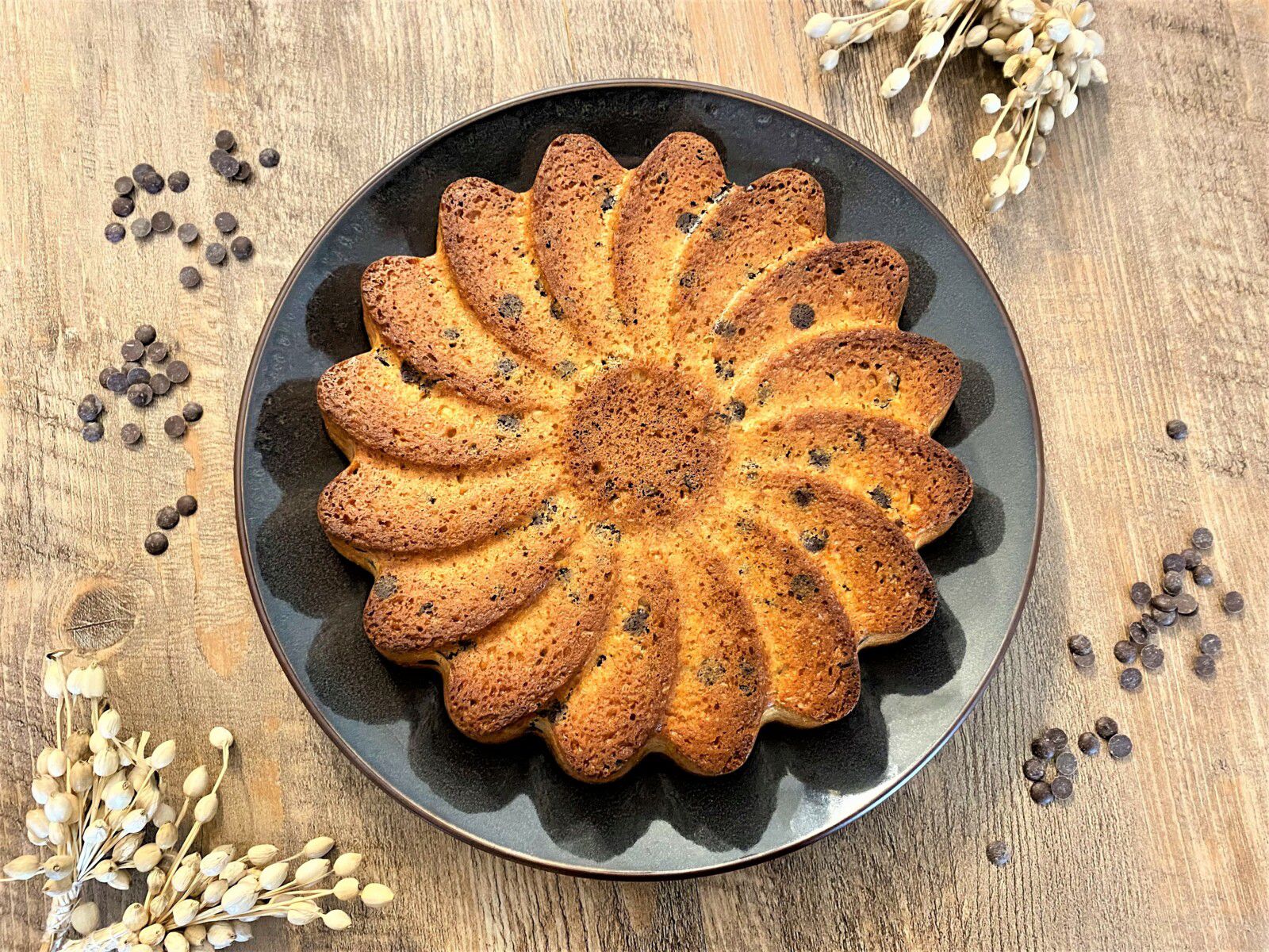 Gâteau au yaourt et pépites de chocolat (sans œufs)