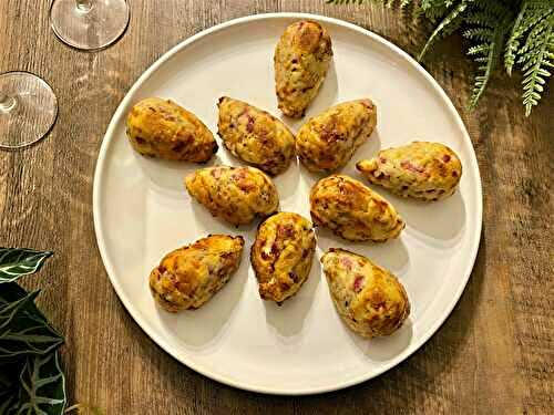 Mini cakes à la ricotta, lardons et mozzarella