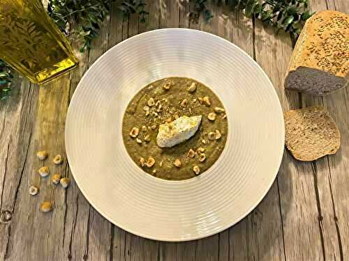 Velouté de brocoli rôti à la ricotta