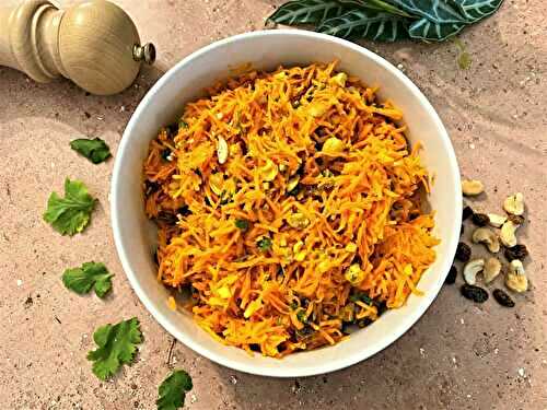 Carottes râpées à l’indienne