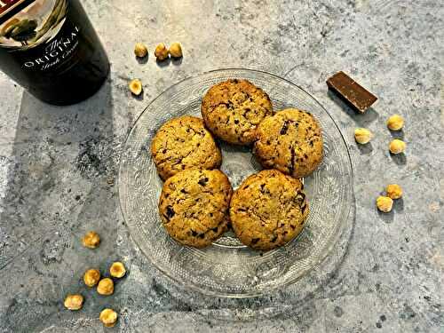 Cookies au Baileys, noisette et chocolat