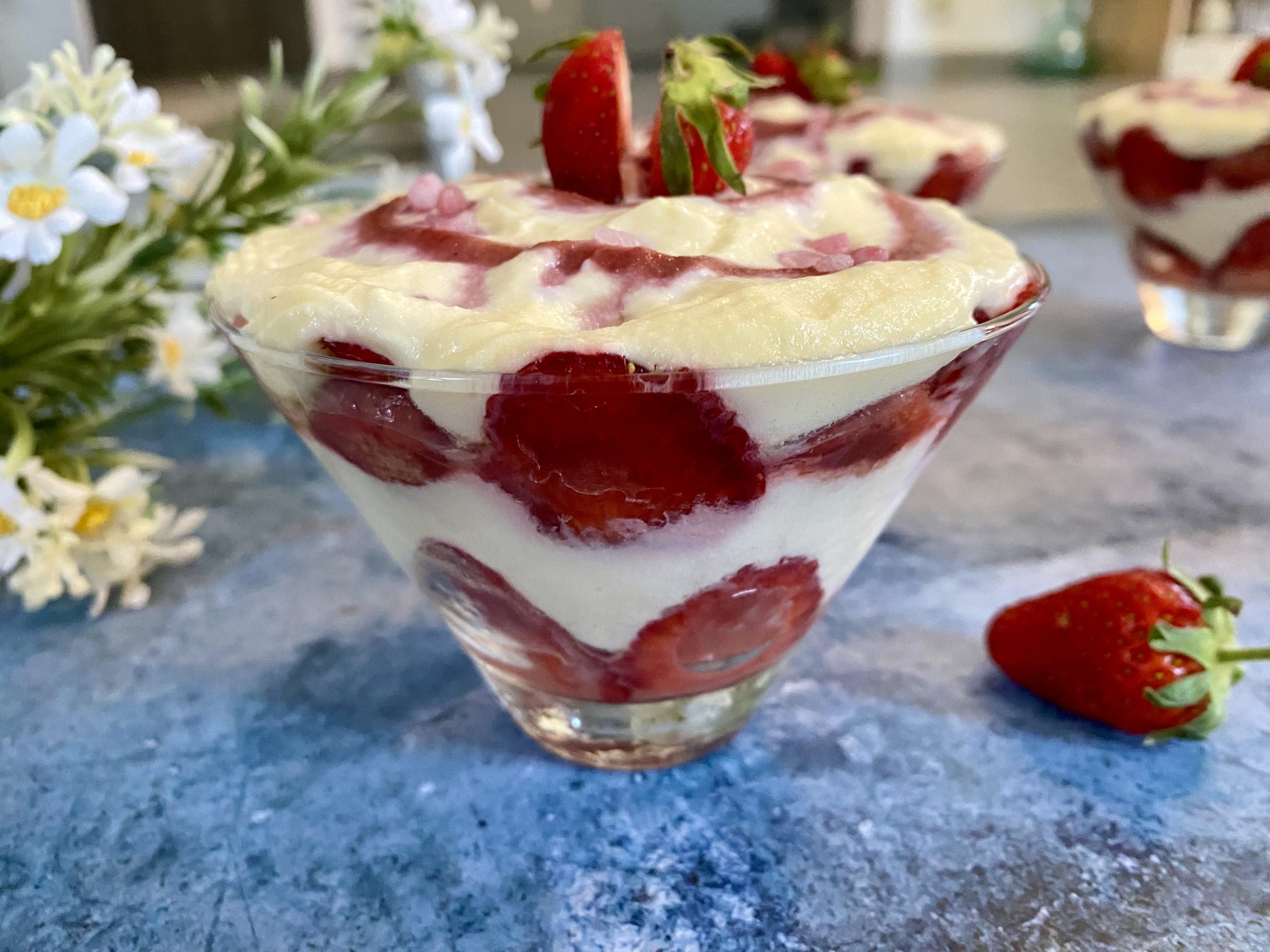 Tiramisu aux fraises