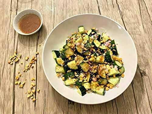 Salade de concombre aux saveurs asiatiques