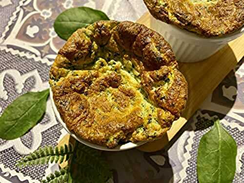 Soufflé aux épinards et au comté