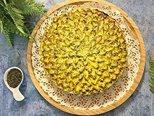 Flan de courgettes au thym