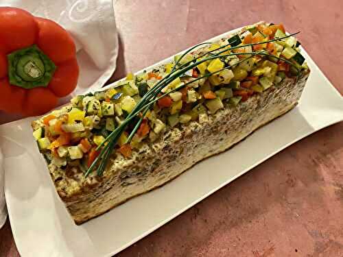 Terrine de cabillaud aux poivrons