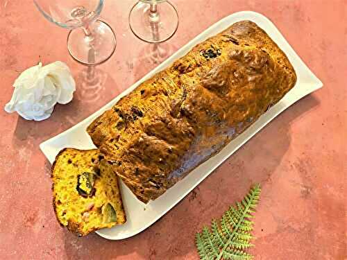 Cake à la ratatouille et au jambon