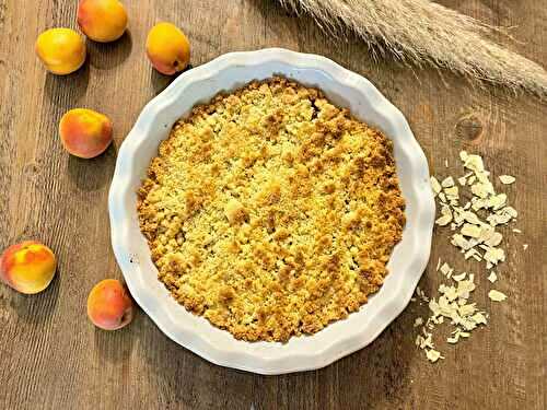 Crumble à l’abricot et à l’amande