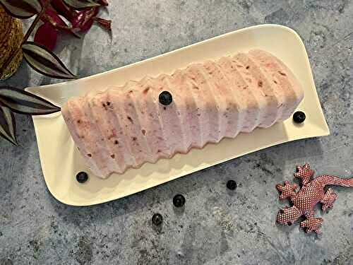 Glace au yaourt et aux fruits rouges