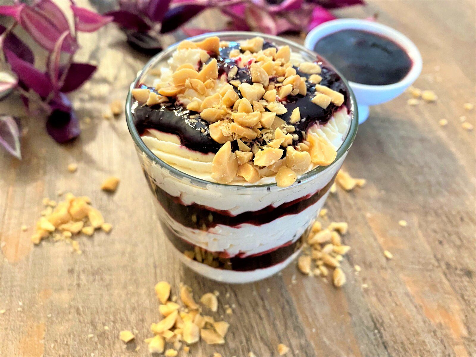 Sundae au coulis de fruits rouges