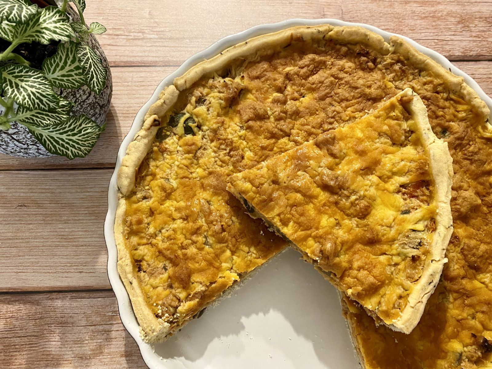 Tarte au thon et à la ratatouille