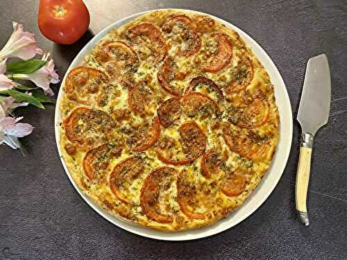 Tarte fine tomates mozzarella