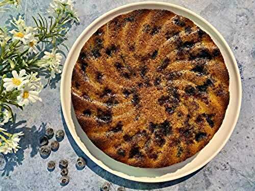 Cake au citron, myrtilles et amandes de Yotam Ottolenghi