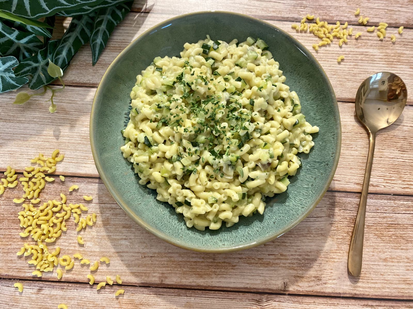 Coquillettes aux courgettes