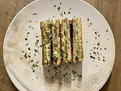 Croque-monsieur croustillant à la poêle de Cyril Lignac